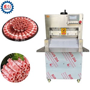 [Hot Item] Large Industrial Mutton Rolls Meat Slicer Hot Pot Roll Slicing Machine