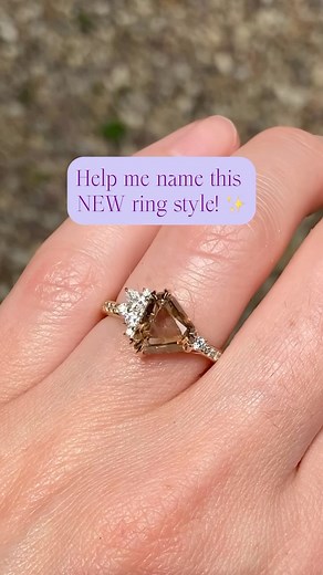 72 comments | Help me name this geometric cognac diamond ring! I’ve...