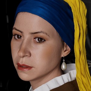Karim Hassanein has talked to us about his unusual take on Johannes Vermeer's Girl with a Pearl Earring featuring Egyptian actress Menna sculpted with ZBrush, explaining the texturing workflow in Mari and rendering setup in Arnold, and sharing valuable advice for beginner character artists. Read the breakdown: https://80.lv/articles/recreating-girl-with-a-pearl-earring-with-zbrush-mari/ | 80 Level