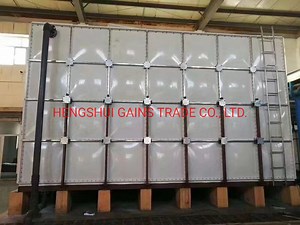 [Hot Item] Fiberglass GRP SMC Modular Water Tank for Drinking Water Storage