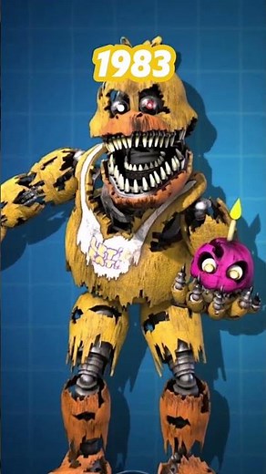 EVOLUTİON OF CHİCA THE CHİCKEN🐤|#fnaf #fivenightsatfreddys #fnafar