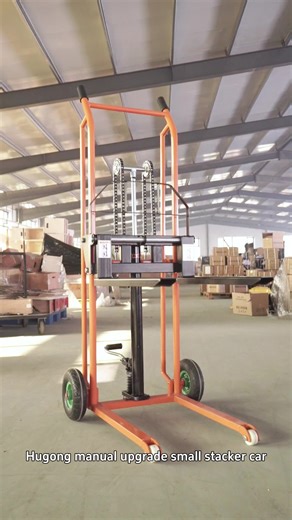 200 kg Hand Manual Hydraulic Stacker Forklift for Sale