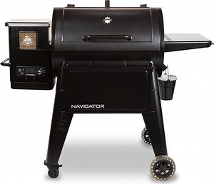 Pit Boss Navigator PB850 Wood Pellet Grill Ανοξείδωτη Ψησταριά Pellet με Θερμόμετρο και Καπνιστήρι 147.2x94εκ. 10615