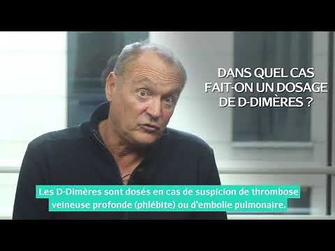 Dosage de D dimères _ que signifie un taux élevé ?