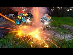 Blowing up stuff in the Backyard • Slow Motion 4th of July Fireworks