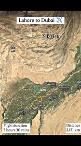 1M views · 9.8K reactions | Lahore to Dubai ✈️ Serene Air ER723 ✈️ Flight duration 3 hours 30 mins   | Travelradar24 | Facebook
