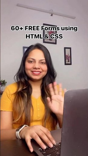 60+ FREE HTML Forms using HTML & CSS 🔥 #shorts #designwithrehana #frontenddevelopment