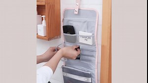 Foldable Travel Toiletry Bag Hanging Cosmetic Bag Men Portable Kit Organizer Makeup Case for Women (Orange)