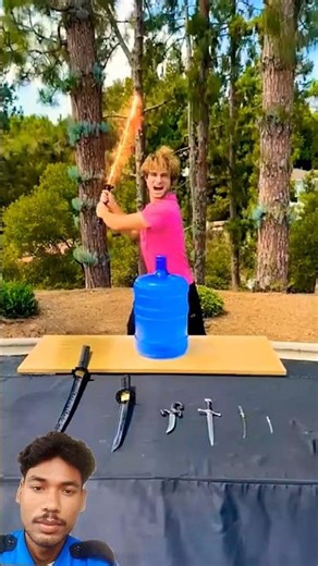 ⚔️ Which Katana is the Sharpest? | Ultimate Cutting Test 🔪 | #shorts