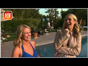 ET Behind The Scenes With Melissa Joan Hart at Nutrisystem Commercial Shoot