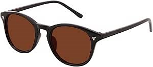 Glasses -0.50 to -6.00 Stylish Tinted Brown Polarized Sunglasses for Men Women Black or Tortoise Frame (-1.50, Black)