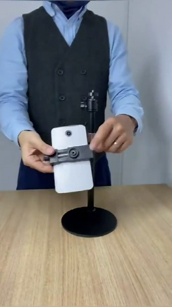 Facecam Webcam Stand Desktop Tripod Holder Compatible with Elgato Facecam and Lights Black