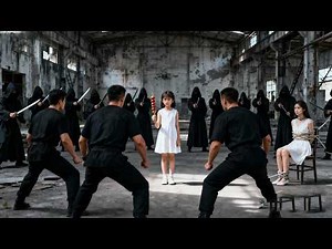 A girl eating candied haws is bullied by 3 bullies, but she instantly defeats them, shocking all!