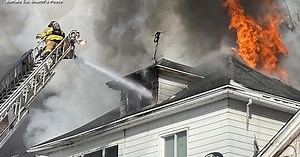 Multiple departments at scene of fire in Alma