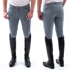 [Hot Item] Men's Stylish Equestrian Breeches with Breathable Fabric Horse Riding Breeches