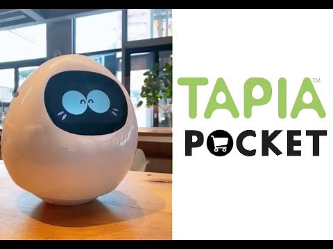 タピアとおしゃべり！ コミュニケーションロボット Tapia Pocket