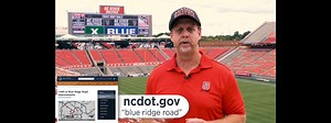 Headed to the NC State Football game today? Interested in the Blue Ridge Improvement Project progress in general? Project details 🏈 bit.ly/2LG7cT3 | North Carolina Department of Transportation