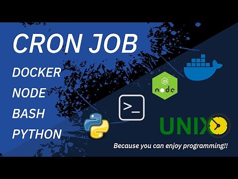 Learning - Unix Cron Job in Docker container with Python, bash and NodeJs