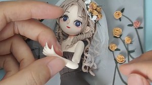 70K views · 5.9K reactions | Bride Clay Tutorial, next issue will continue drawing fan avatars ❤️ #handiwork #diy #clayart #handi #clay #artwork | Handi Work | Facebook