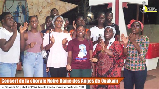 1.2K views · 38 reactions | le groupe charismatique de ouakam vous convie au concert de la grande chorale de notre dame des anges qui aura lieu le samedi 08 juillet a l'école stella maris a partir de 21h Entre Nous/ Jeunes Catholiques Communauté Catholique JeunESperance Chrétiens Solidaires Femme Catholique, Femme de Valeur Forum Social des Jeunes Catholiques du Sénégal ( F.S.J.C) Sénégal | La Cloche | Facebook