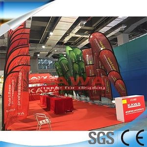 [Hot Item] Fast Delivery Cheap Customized Fiberglass Beach Banner Flag with Metal Base for Signs