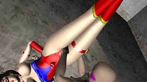 Mosaic; Defeat of the Clumsy Leotarded Heroine