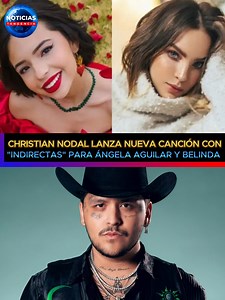 12K views · 107 reactions | Christian Nodal lanza nueva canción con "indirectas" para Ángela Aguilar y Belinda; “He intentado olvidarte con otras” #ChristianNodal #AngelaAguilar #belinda #Cazzu #noticiastendencia | Noticias Tendencia | Facebook
