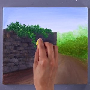 Acrylic Landscape Painting / MAY Art | Blog Info | Facebook