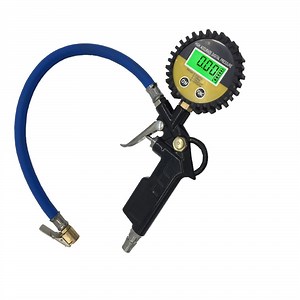 [Hot Item] Tire Inflator Gauge with Pressure Gauge Car Motorcycle Bike Digital Tire Inflator Pressure Gauge