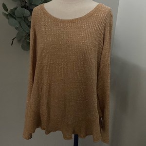 Anthropologie Saturday Sunday Top Heather yellow size M EUC.
