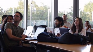 Mobi UTA solving HackTX puzzles together! | Computer Science and Engineering, UT Arlington | Facebook
