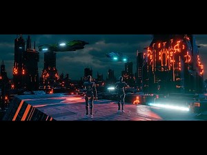 ゆるゆるとBlenderで実写合成用のSF都市を作る作業ライブ（音声なし）