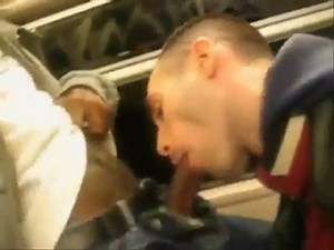 Suckin' Black Dick On The Subway