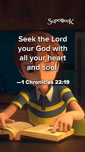 145K views · 10K reactions | Being devoted to God means seeking Him with your all! 爐 . . . . . SUPERBOOK Bringing Bible Stories and Jesus' love to kids everywhere Series + App + Academy + Outreach | Superbook | Facebook