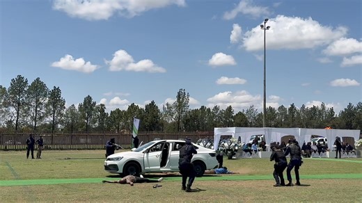 TMPD Tactical Team demonstrating their skills. | Dr Nasiphi Moya