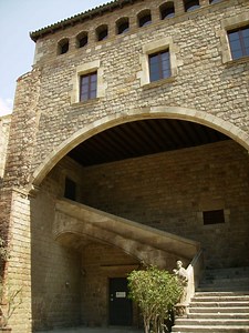 Antic Hospital de la Santa Creu (Old Hispital of the Holy Cross) in Barcelona, Spain