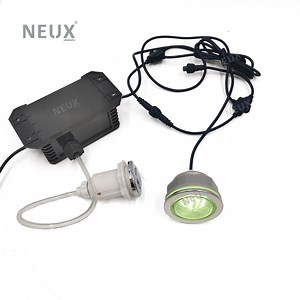 [Hot Item] High Quality Plastic Colorful Underwater Whirlpool Pool Lights LED Waterproof Light SPA Tub LED Lamp and Driver