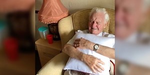 Widower receives surprise gift from nursing home staff — and his reaction is everything
