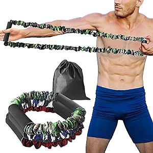 Archery Bow Trainer, 25 45 55 Lbs Archery Band Draw Exerciser Training, Rubber Strength Training Bands for Recurve Bow Compound Shooting Beginner Experts