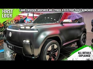 MG Cyber X Production Ready Electric SUV Launched - Explained All Spec, Features And More
