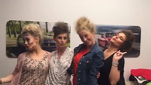 @stylist__laura and @masonbrock_ prepping a models hair at the @gravitasmagazine launch tonight. #gravitas #magazine #launch #pkaihair | Pkai Hair