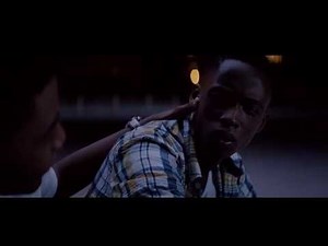 Moonlight: Kevin and Chiron kiss (2017 movie)