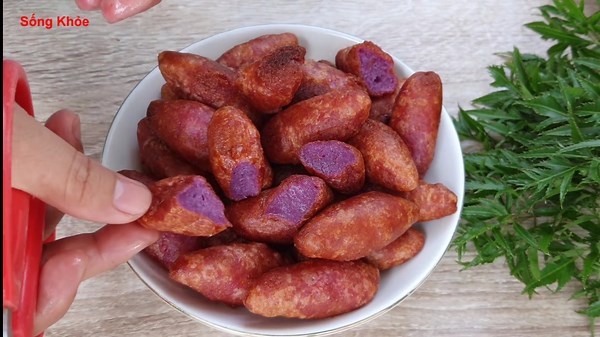 80K views · 1.2K reactions | Bánh Khoai Lang Tím chiên giòn siêu ngon đơn giản Cre songkhoe | Thích Nấu Nướng | Facebook