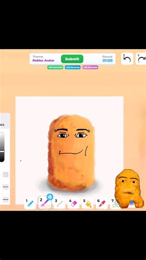 I'm drawing gedagedigedagedao in Roblox speed draw #speeddraw #roblox #gedagedigedagedago