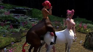 Amy's Big Wish - Episode 2 - Centaur Things Full Cut - A Young Futanari Centaur Visits With Her Teacher To Learn The Art of Breeding&excl;