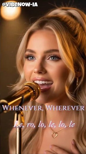 Whenever, Wherever 🎤 Shakira | Lyrics #lyricsvideo #englishsongs #vibenowia