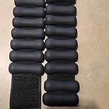 Adjustable Ankle Weights for Women - Non - slip Silicone, 2 - Pack 1lb Each, Leg weights, Black & Pink