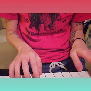 Found this on my video roll 📽 from goofing around back in MN. Miss having a good ol' weighted #piano around 🎹 🥴. YOKE LORE #pianocover of Deadringer | Christine Sako