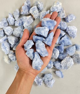 Blue Calcite Crystals - Bulk Raw Calcite Rough Stones - Natural Gemstones for Crafting, Jewelry Making & Crystal Healing - Etsy