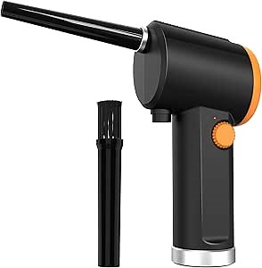 Cordless Air Duster for Computer Keyboard Cleaning with 2.47oz Blowing